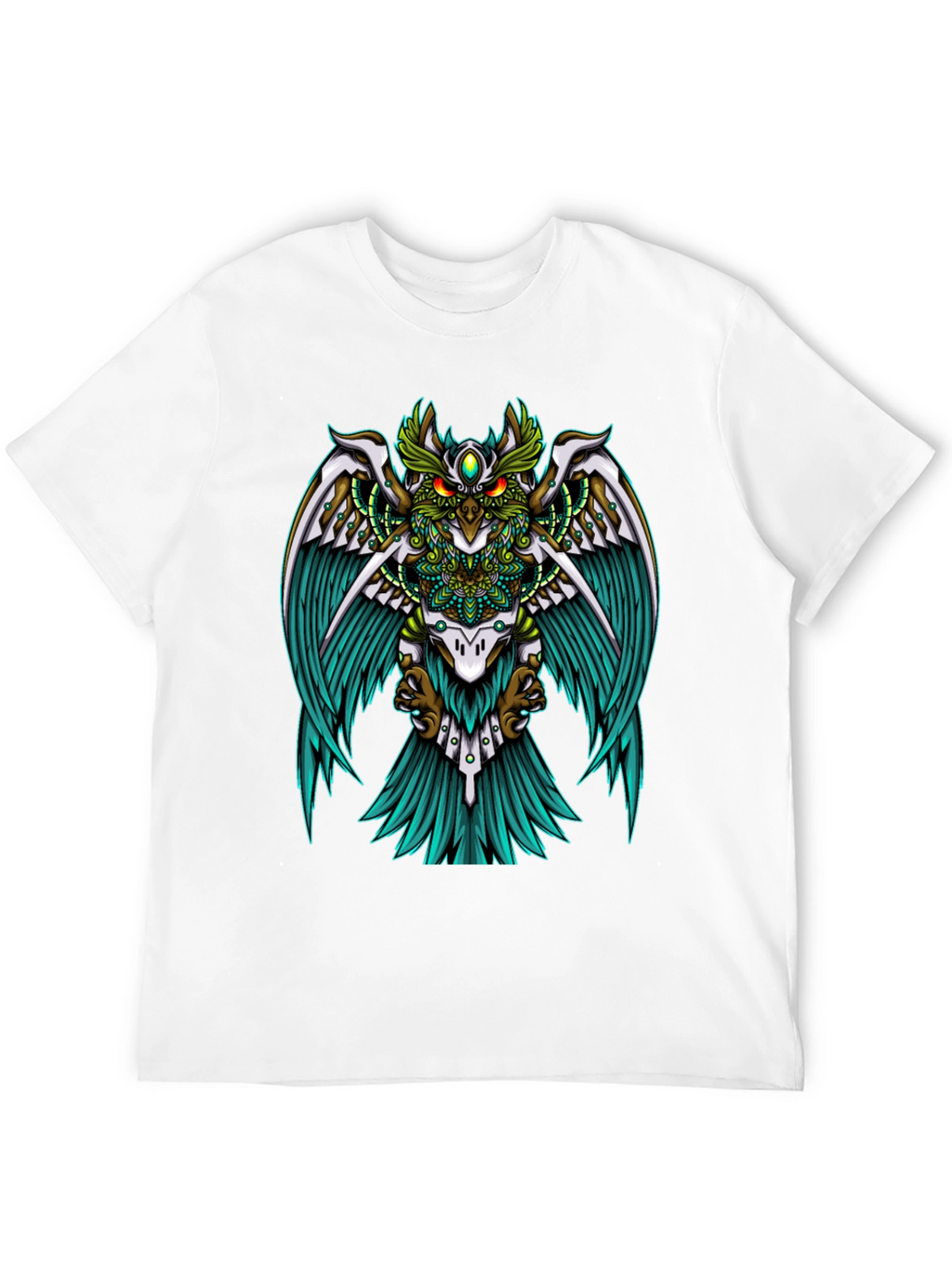 Mystic Owl Graphic Tee - Unisex Black T-Shirt