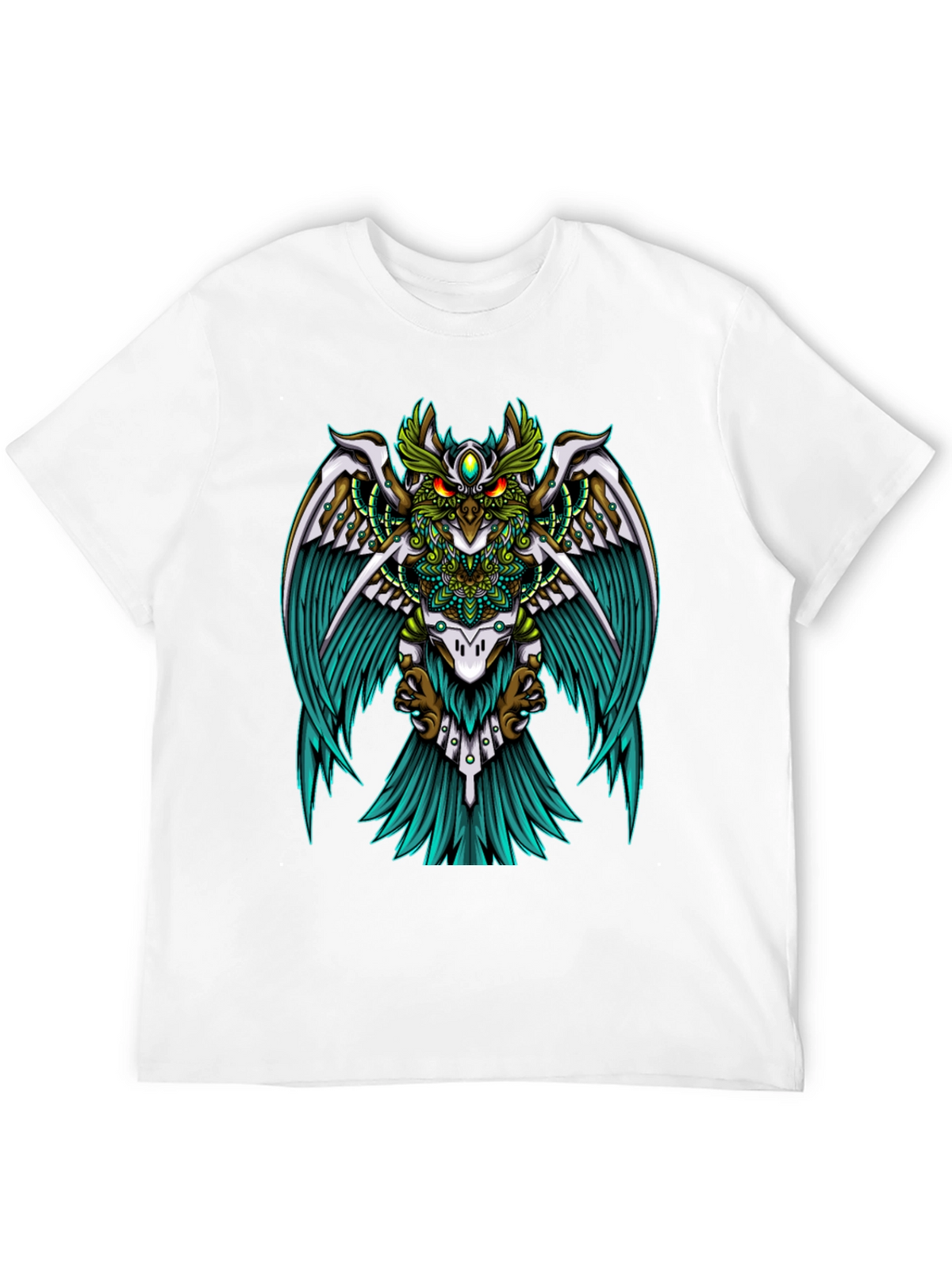 Mystic Owl Graphic Tee - Unisex Black T-Shirt