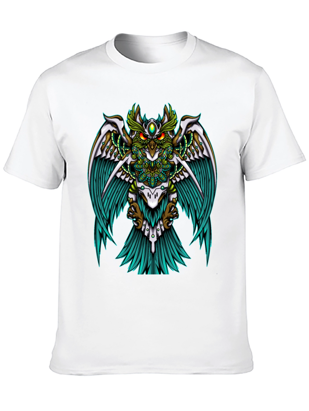 Mystic Owl Graphic Tee - Unisex Black T-Shirt