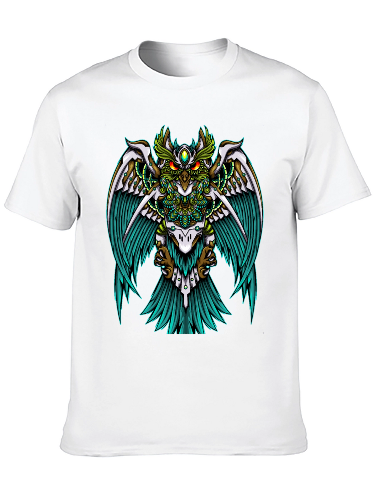 Mystic Owl Graphic Tee - Unisex Black T-Shirt