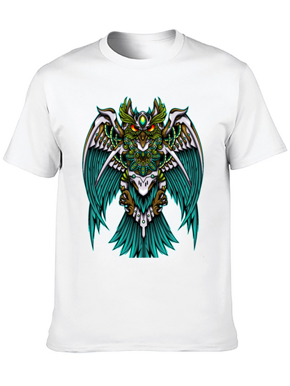 Mystic Owl Graphic Tee - Unisex Black T-Shirt