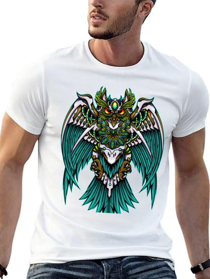 Mystic Owl Graphic Tee - Unisex Black T-Shirt