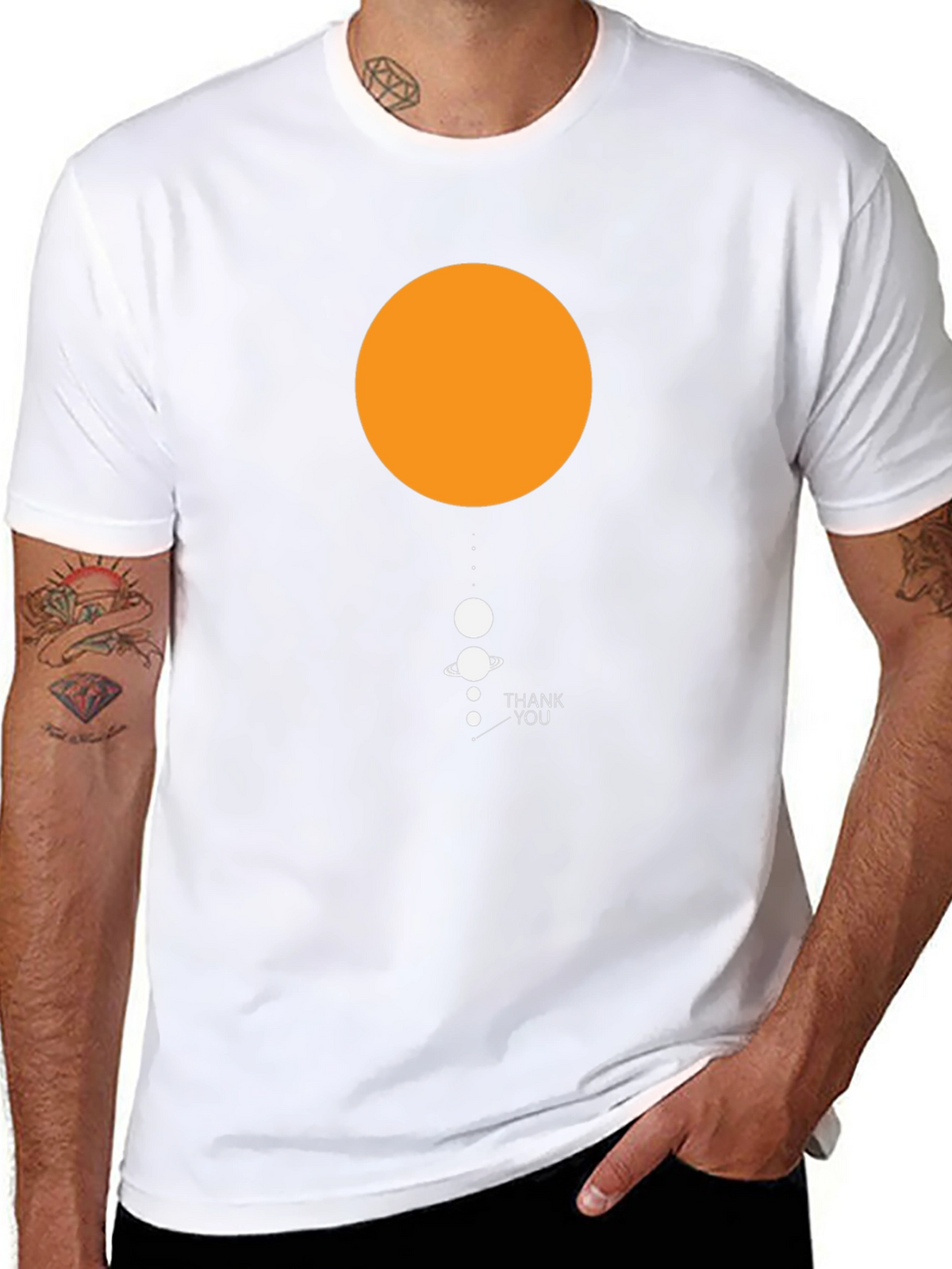 Solar System Thank You T-Shirt - Unique Design