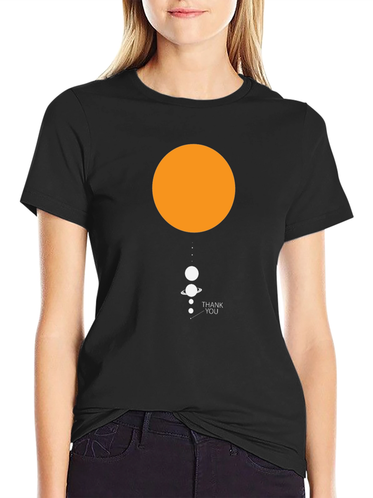 Solar System Thank You T-Shirt - Unique Design