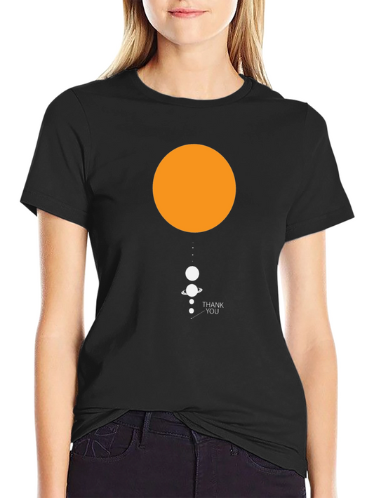 Solar System Thank You T-Shirt - Unique Design