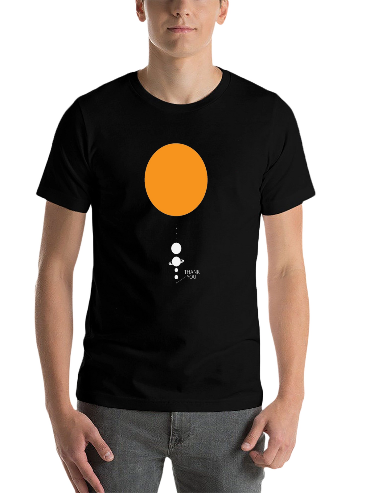 Solar System Thank You T-Shirt - Unique Design