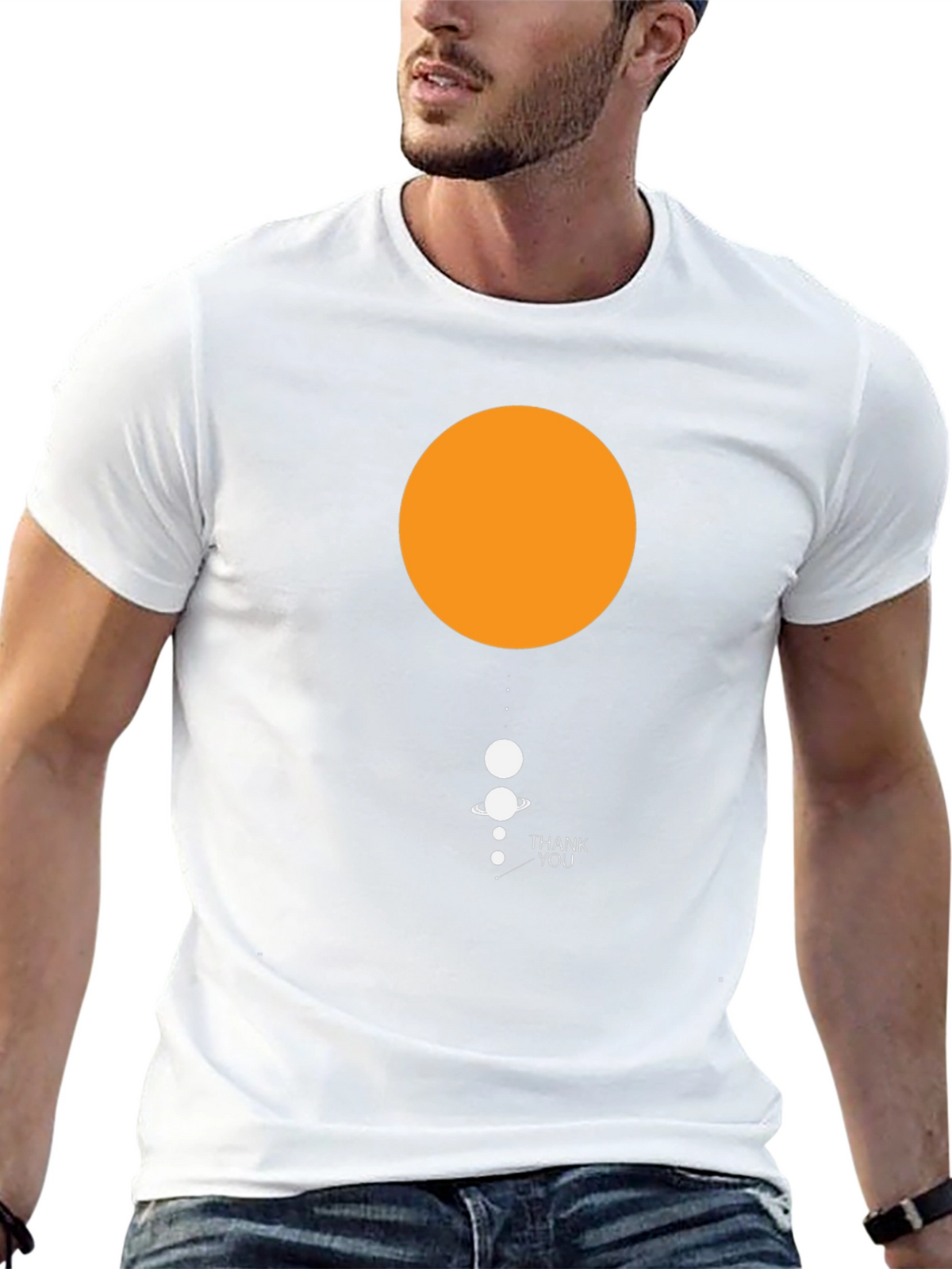 Solar System Thank You T-Shirt - Unique Design