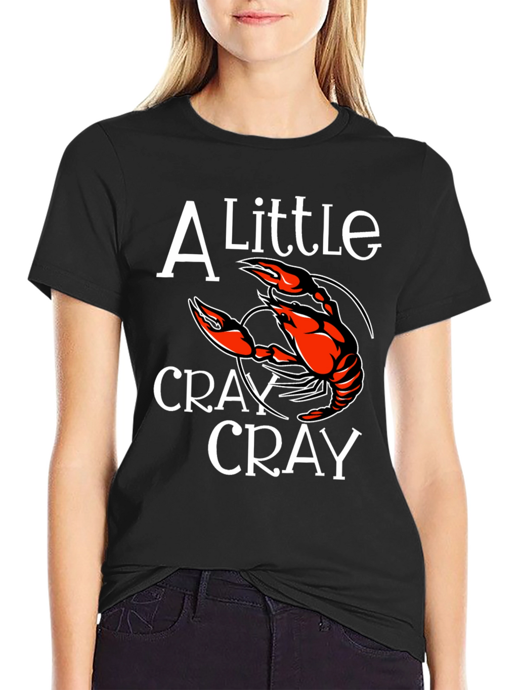 Crawfish T-Shirt: A Little Cray Cray Tee