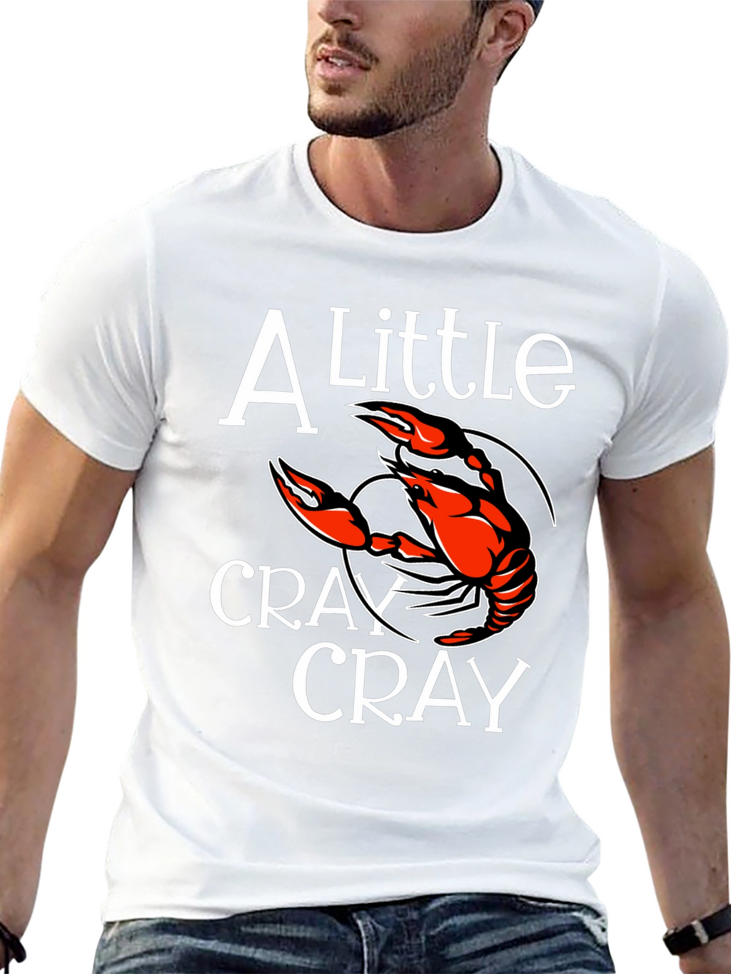 Crawfish T-Shirt: A Little Cray Cray Tee