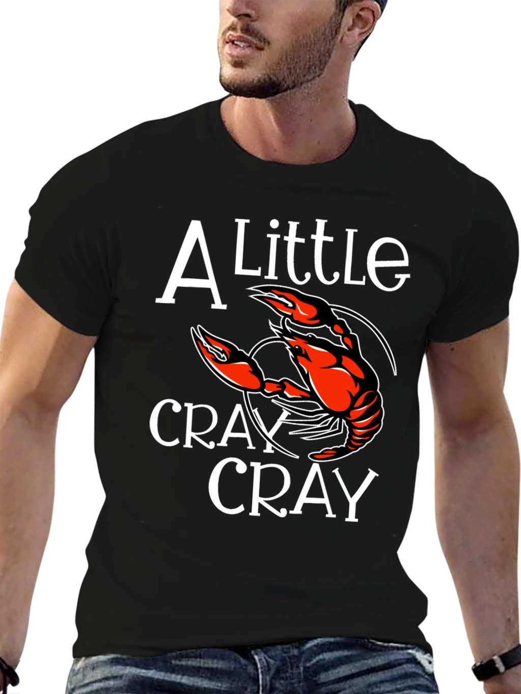 Crawfish T-Shirt: A Little Cray Cray Tee