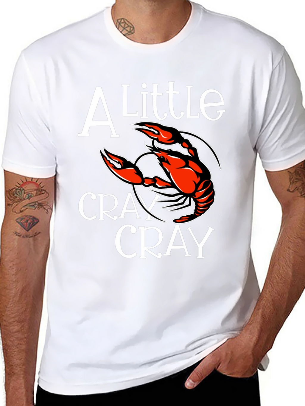 Crawfish T-Shirt: A Little Cray Cray Tee