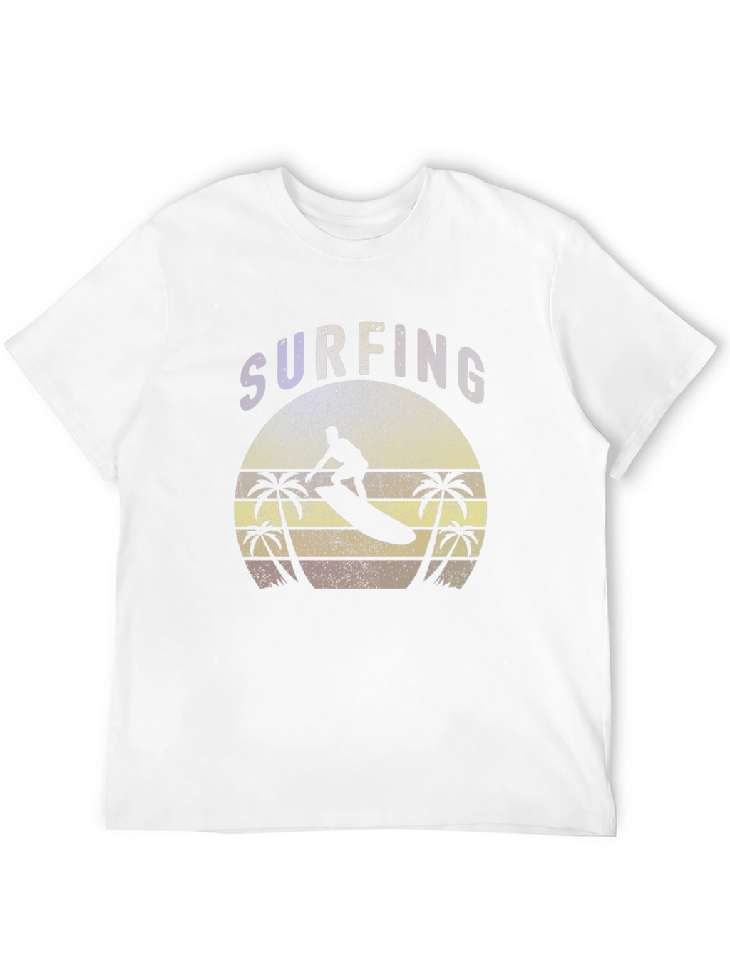 Surfing Graphic Tee - Retro Style