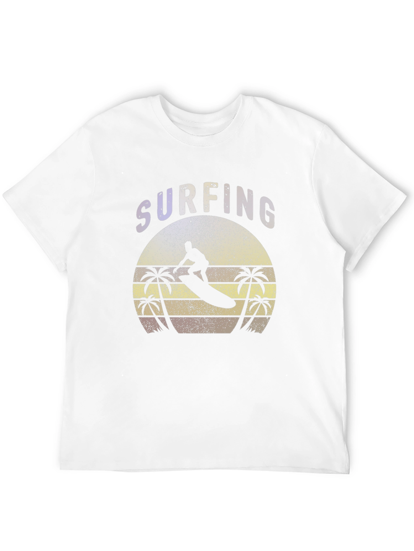 Surfing Graphic Tee - Retro Style