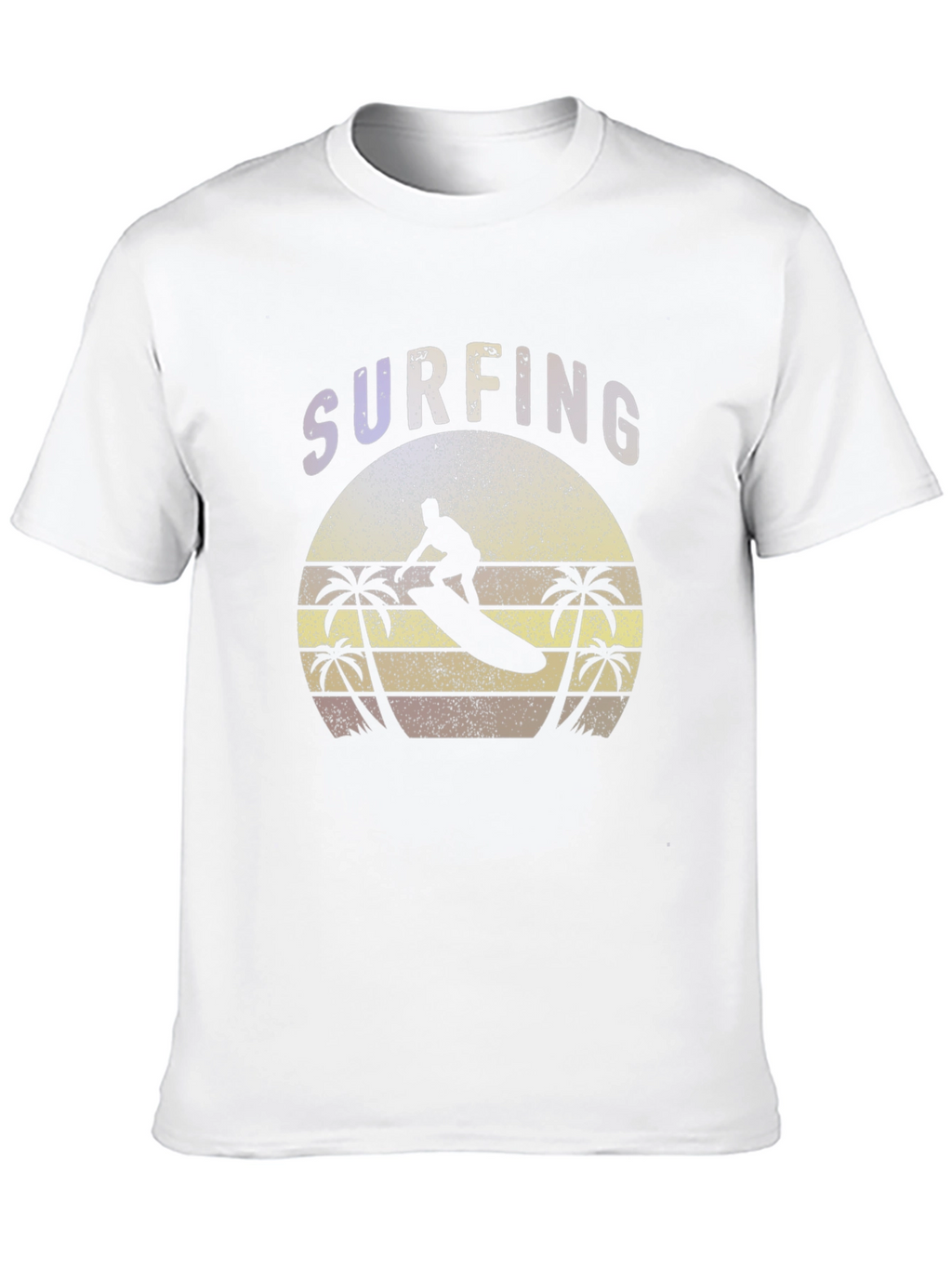 Surfing Graphic Tee - Retro Style