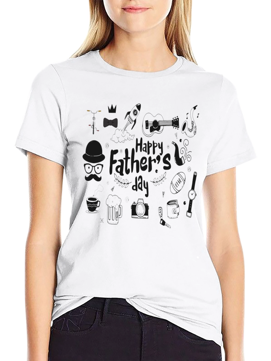 Happy Fathers Day Graphic Tee - Dad Gift