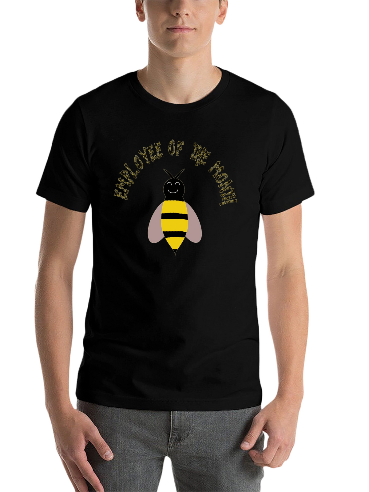 Employee of the Month Bee Graphic T-Shirt
