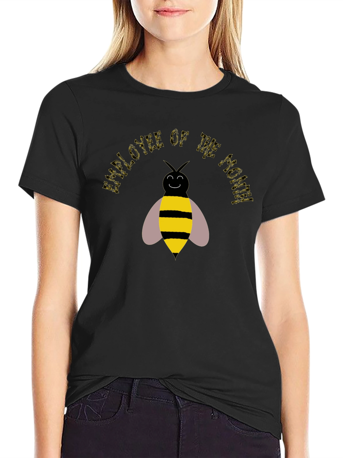Employee of the Month Bee Graphic T-Shirt