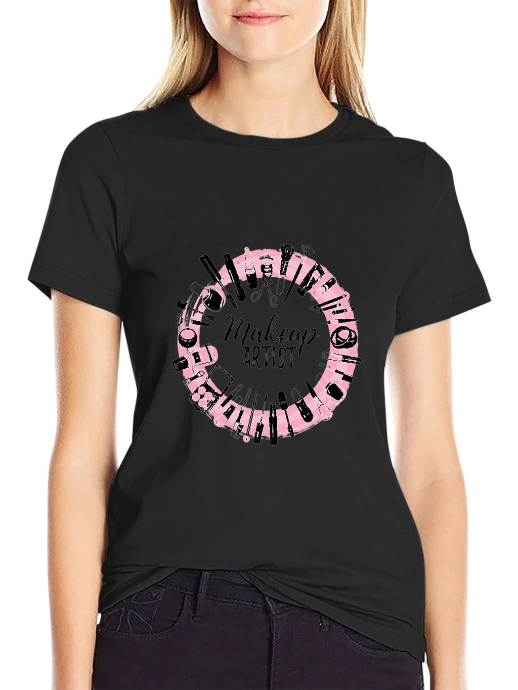 Makeup Artist Graphic Tee - Stylish & Comfortable