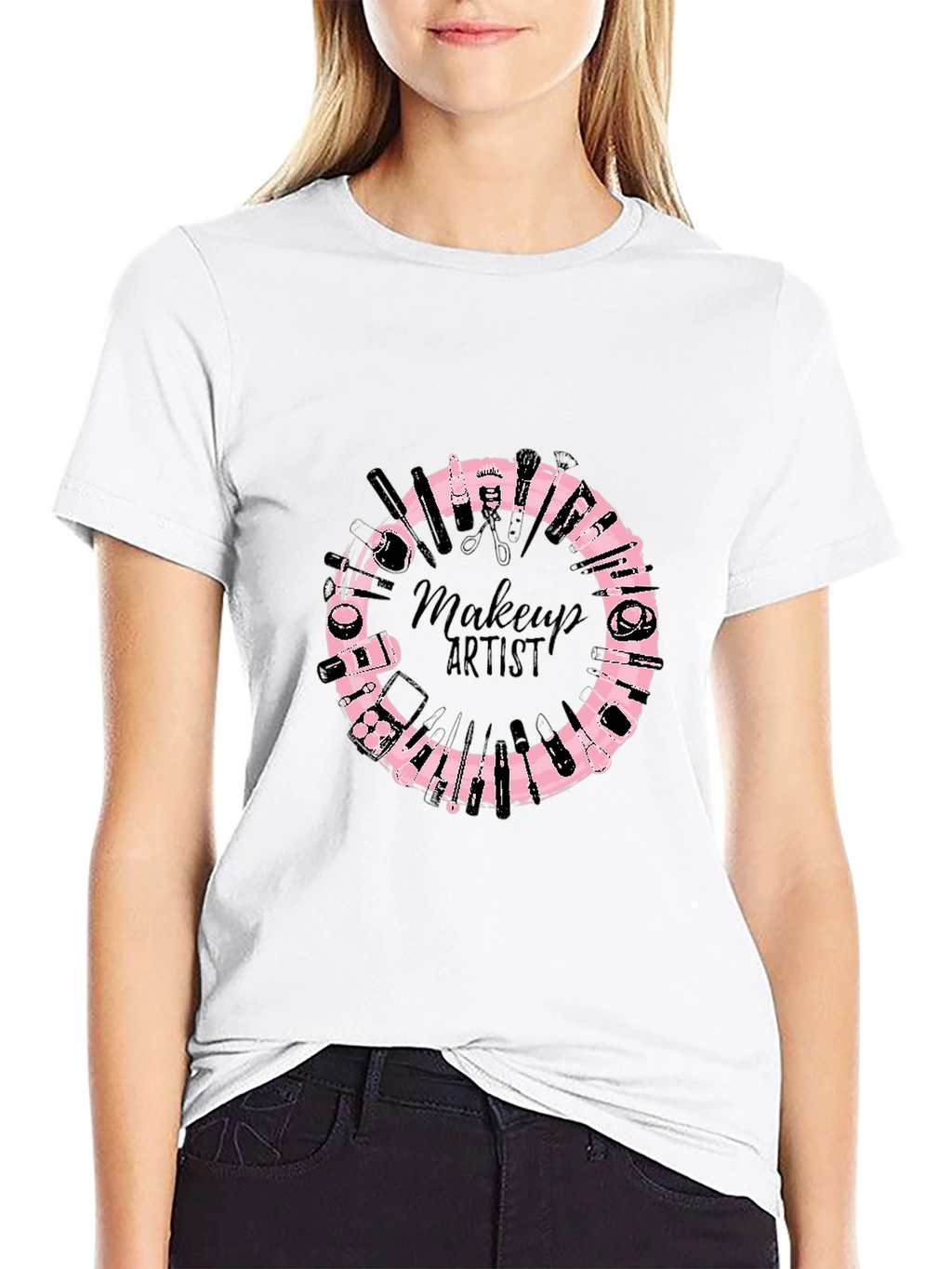 Makeup Artist Graphic Tee - Stylish & Comfortable