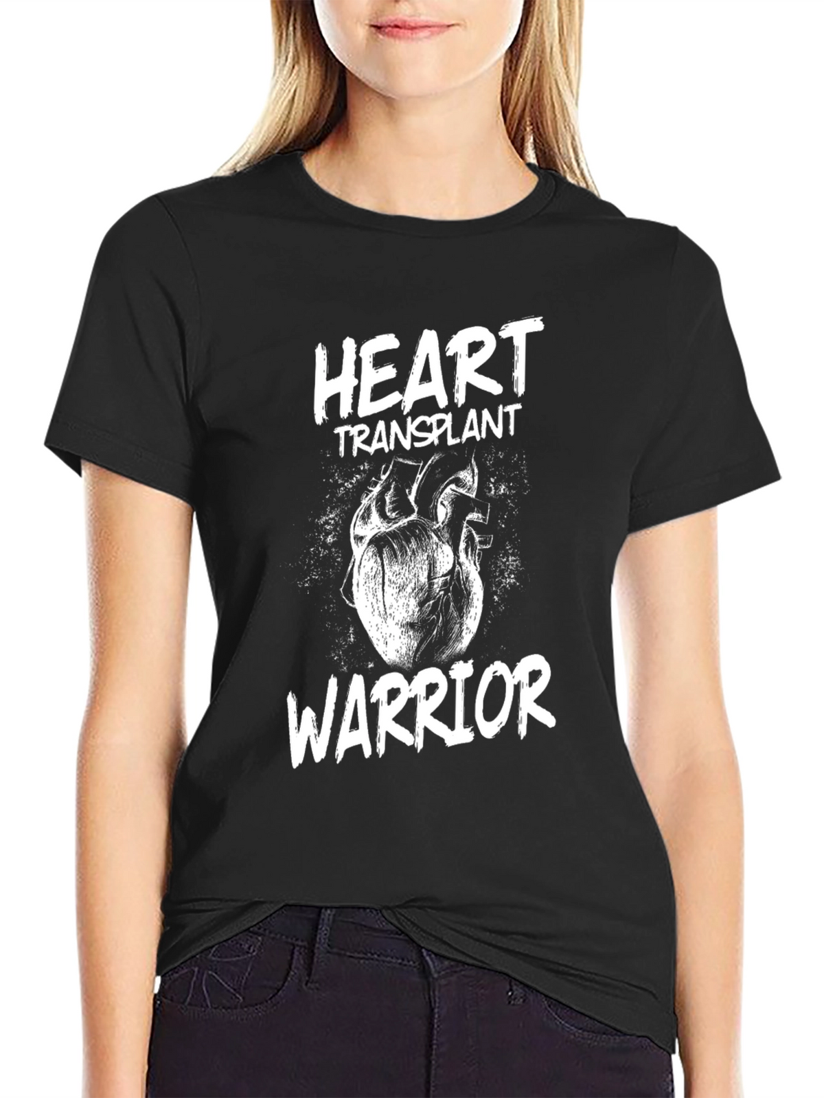 Heart Transplant Warrior Graphic T-Shirt