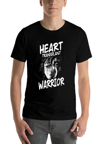 Heart Transplant Warrior Graphic T-Shirt