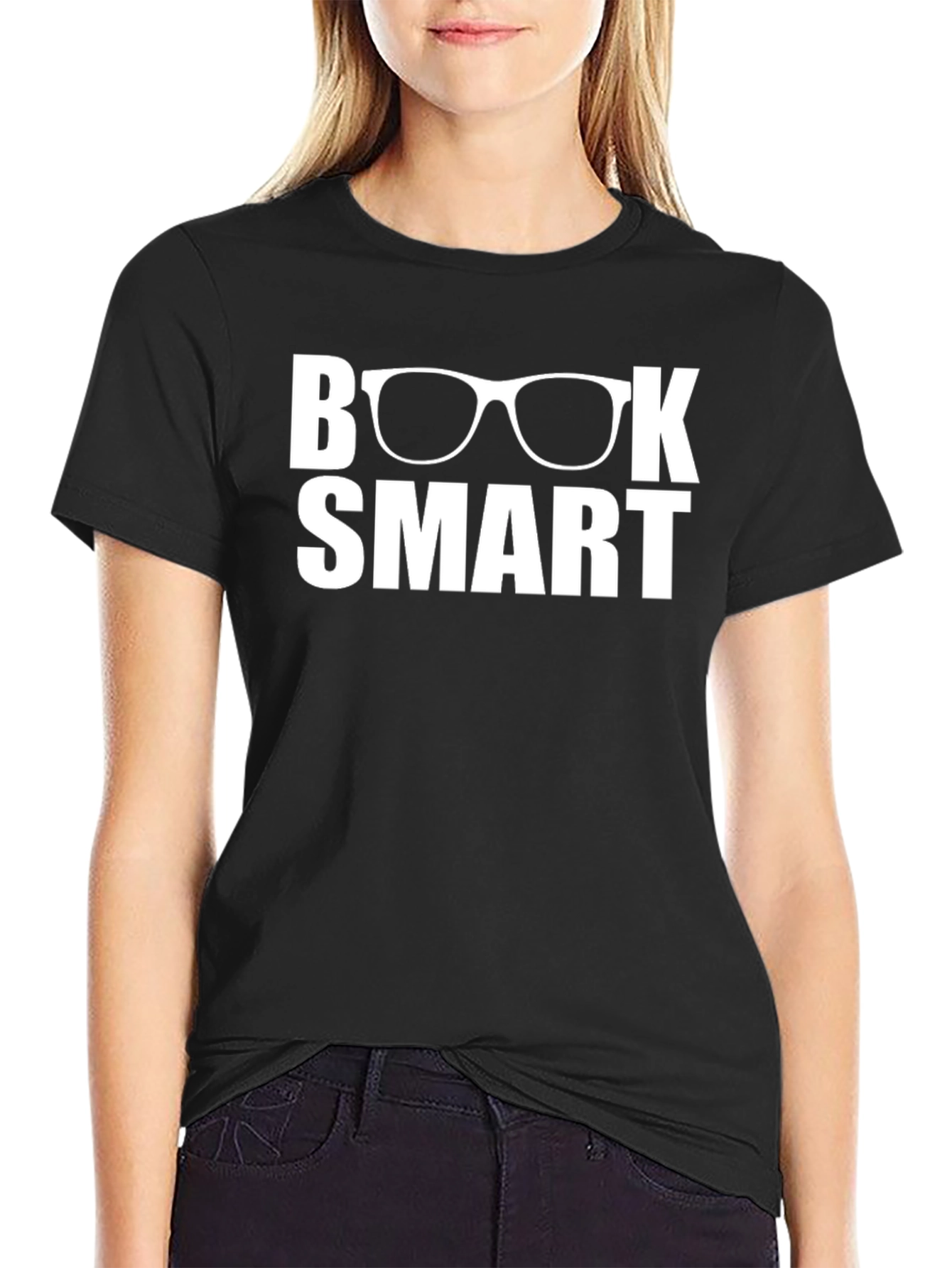 Book Smart Graphic Tee - Black