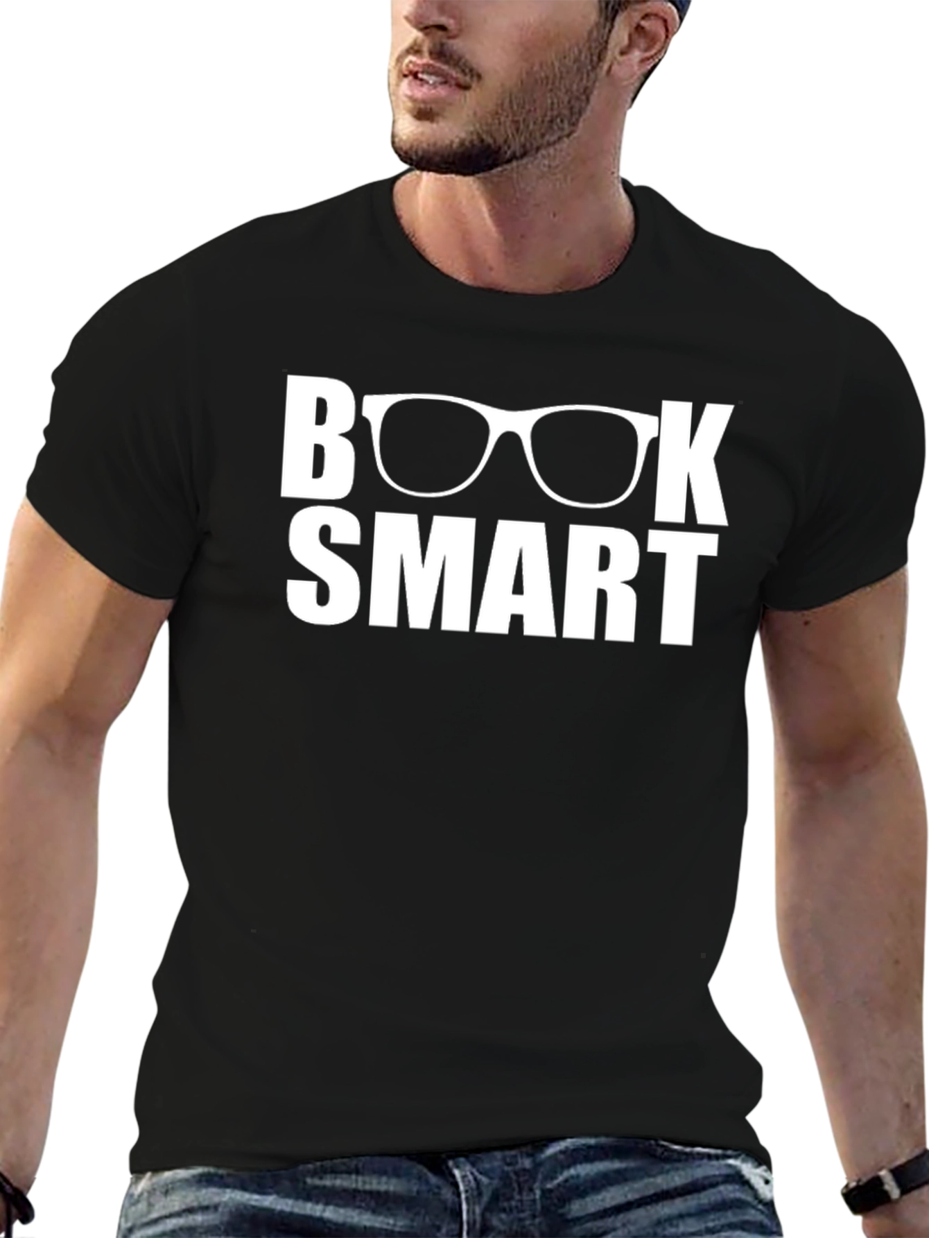 Book Smart Graphic Tee - Black