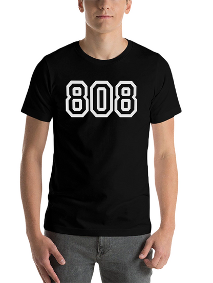 808 Graphic T-Shirt - Classic Number Tee