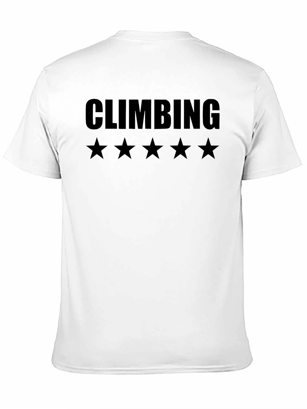 Climbing Five Star T-Shirt - Black