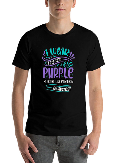 Teal & Purple Suicide Prevention Awareness T-Shirt