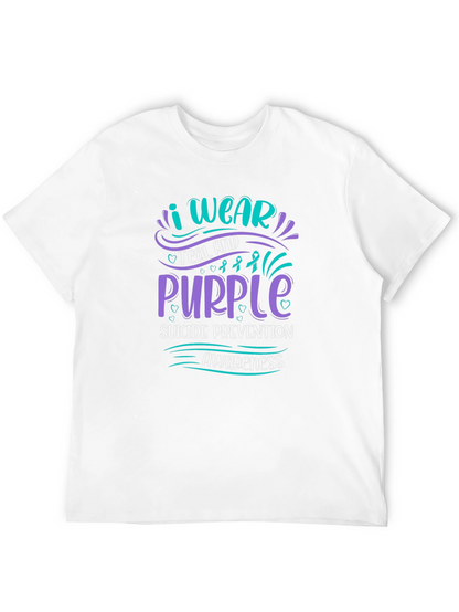 Teal & Purple Suicide Prevention Awareness T-Shirt