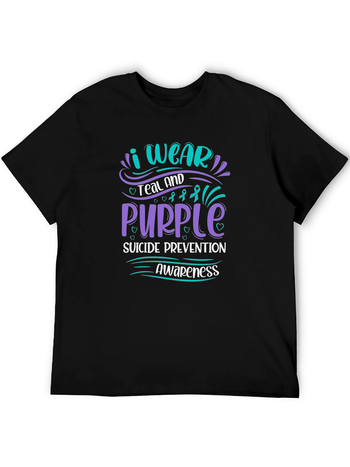 Teal & Purple Suicide Prevention Awareness T-Shirt