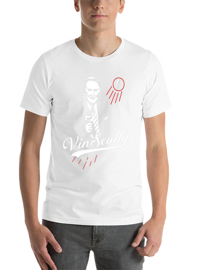Vin Scully Tribute T-Shirt - Classic Broadcaster Design