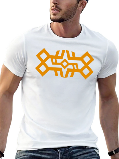 Geometric Graphic Black T-Shirt