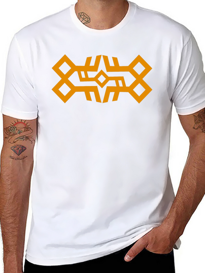 Geometric Graphic Black T-Shirt