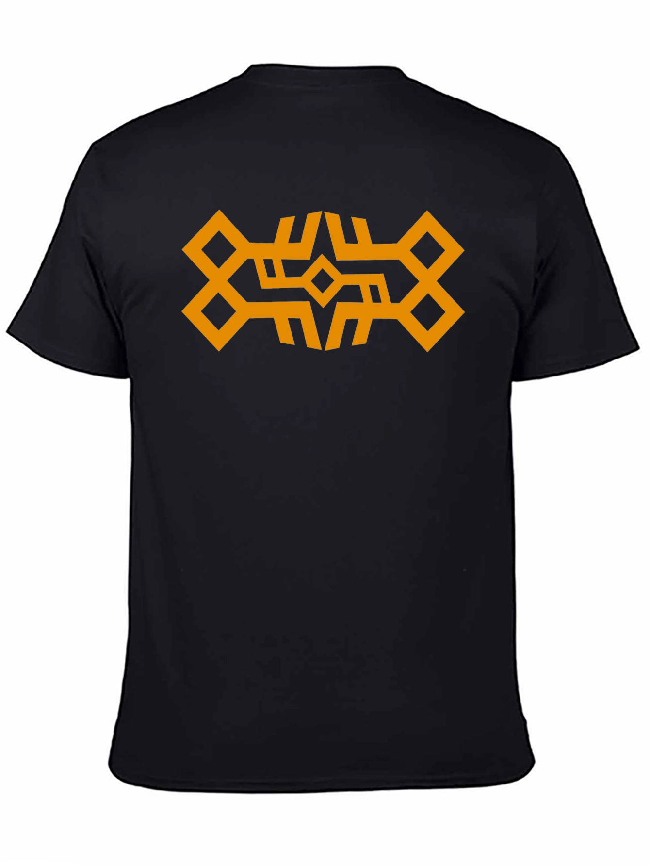 Geometric Graphic Black T-Shirt
