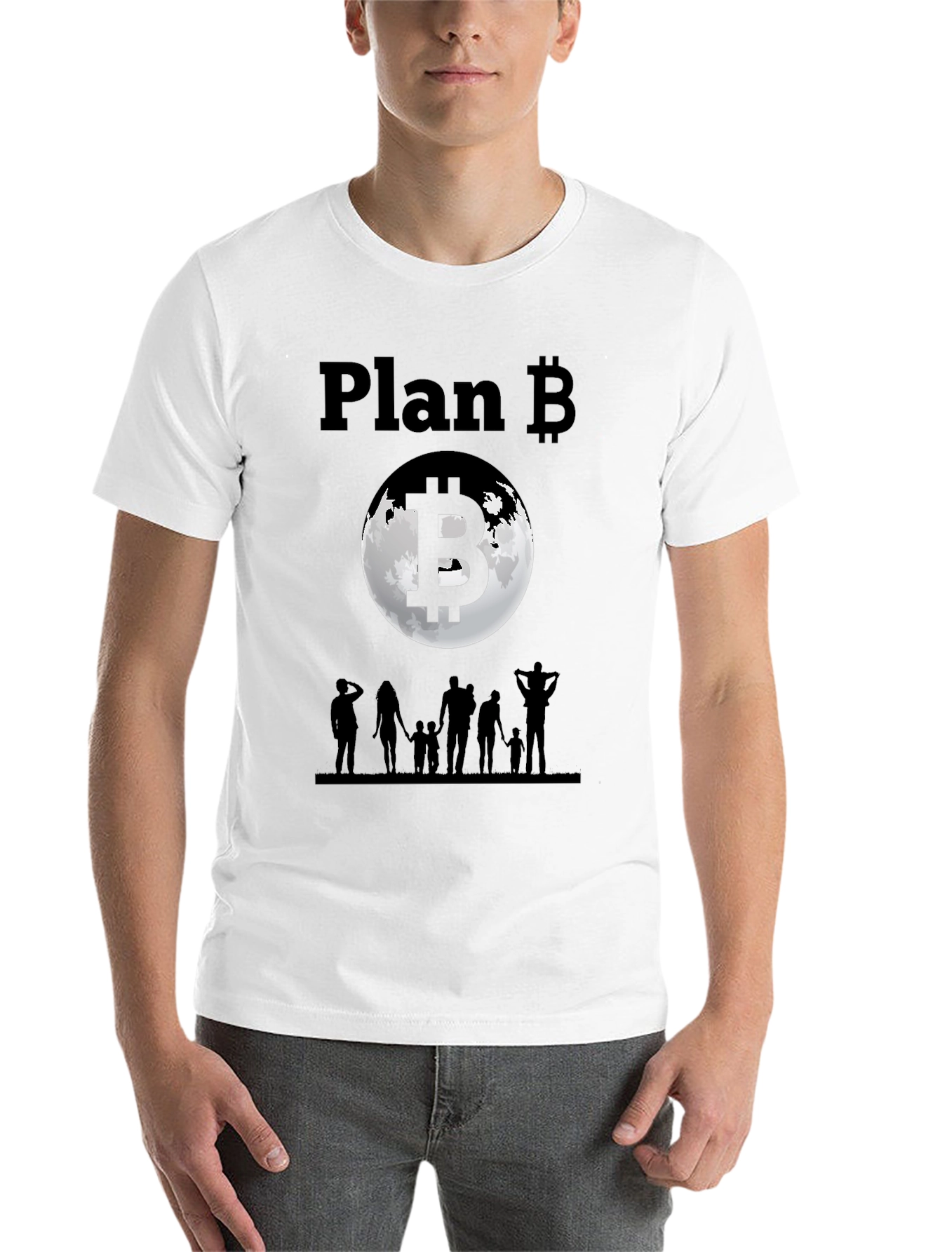 Bitcoin Plan B Family T-Shirt - Crypto Tee