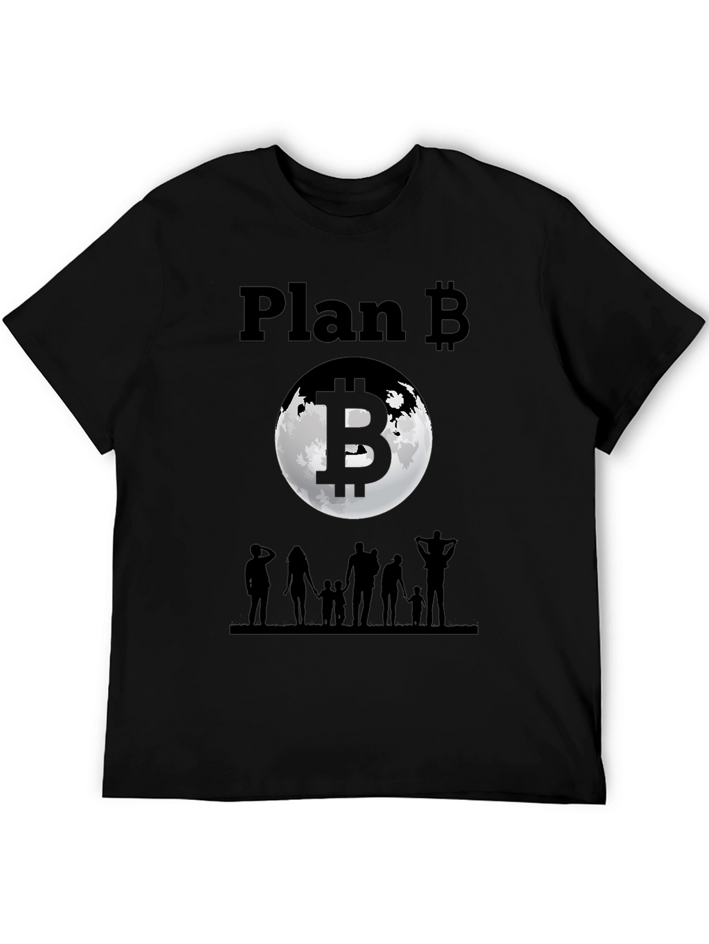 Bitcoin Plan B Family T-Shirt - Crypto Tee