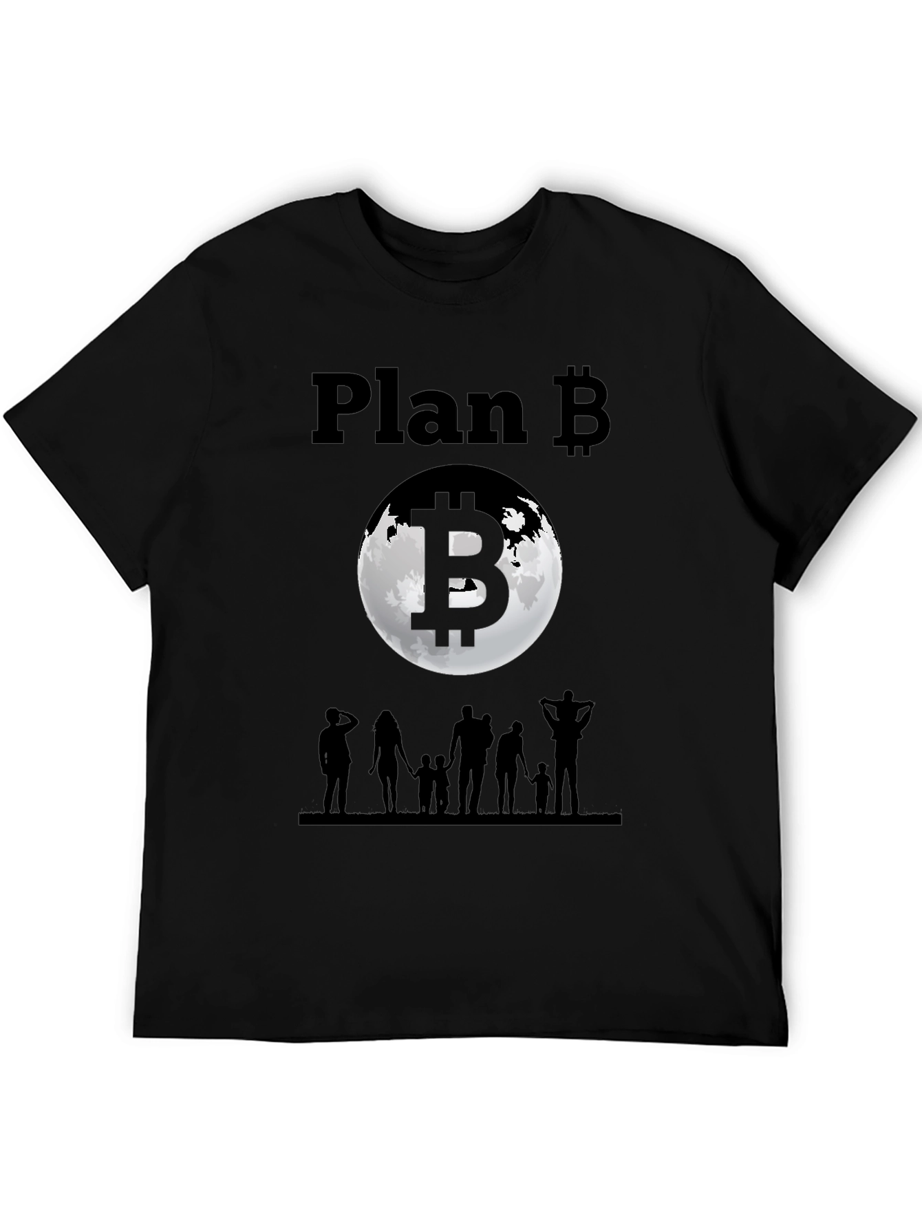 Bitcoin Plan B Family T-Shirt - Crypto Tee