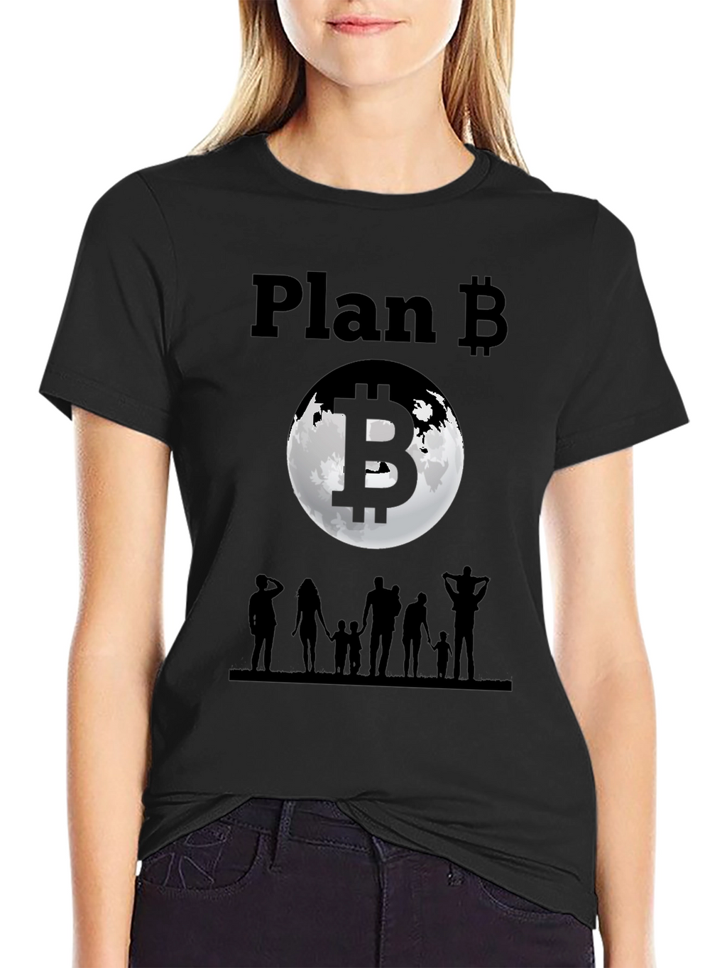 Bitcoin Plan B Family T-Shirt - Crypto Tee