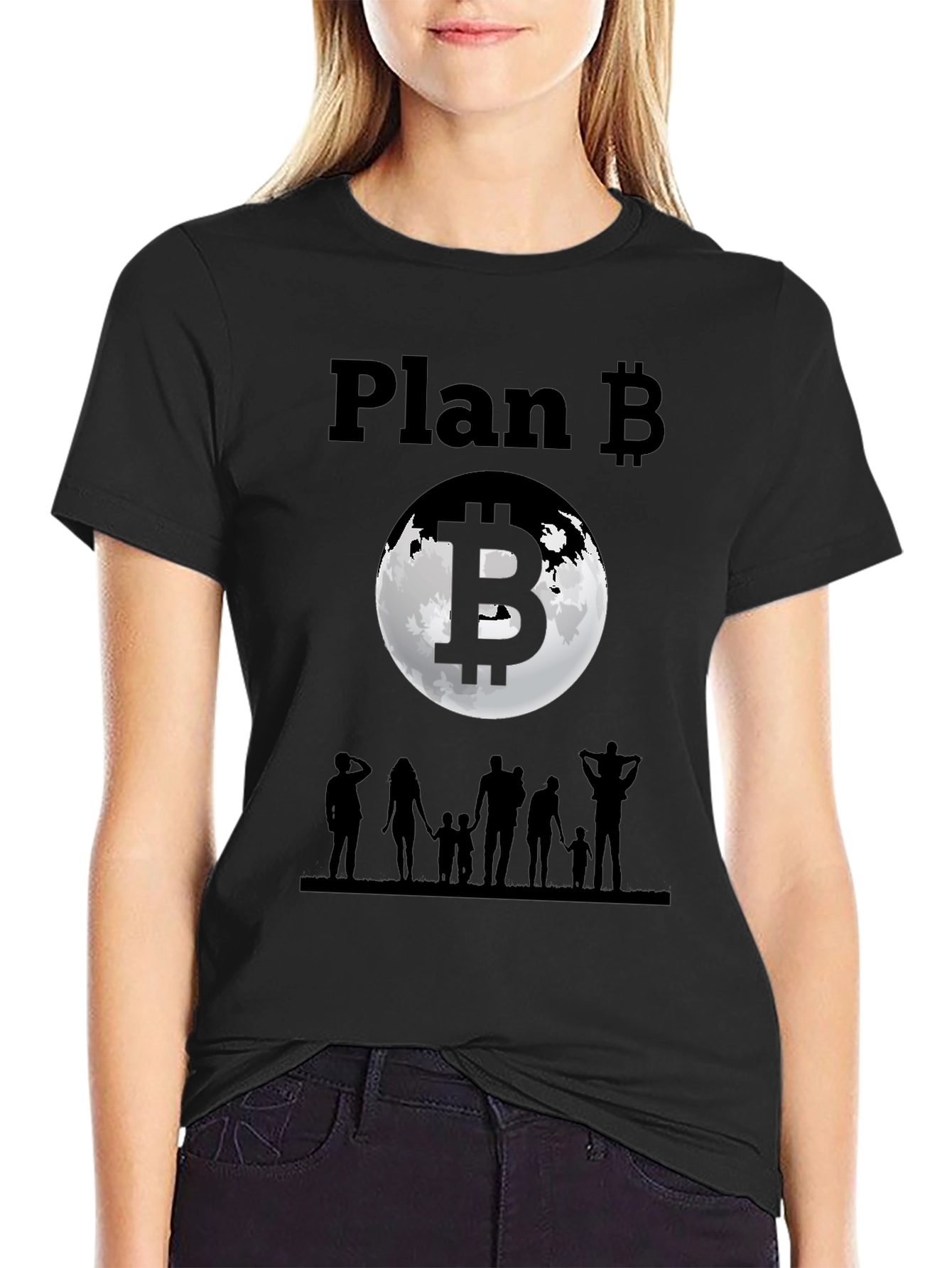 Bitcoin Plan B Family T-Shirt - Crypto Tee