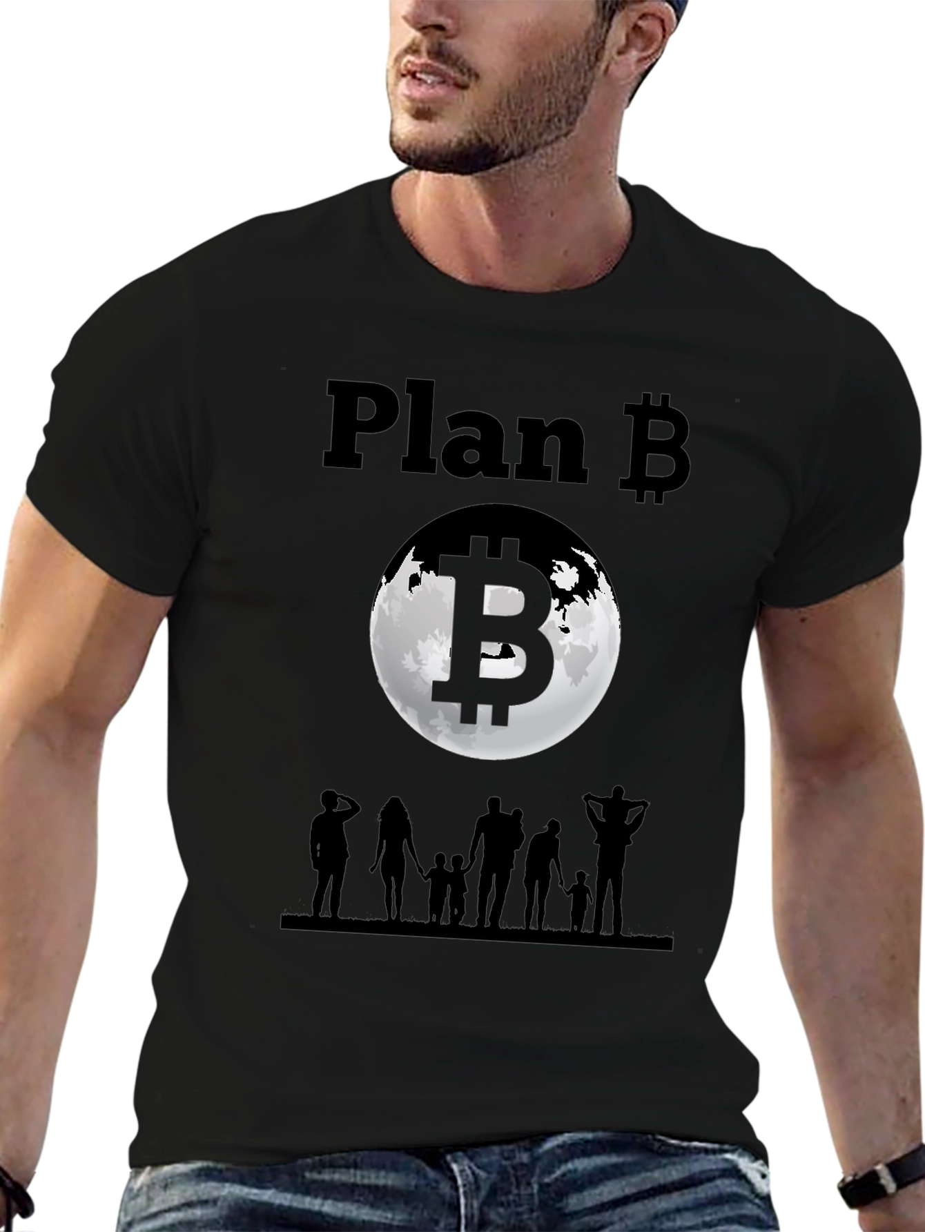 Bitcoin Plan B Family T-Shirt - Crypto Tee