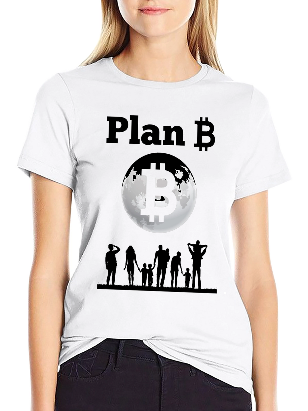 Bitcoin Plan B Family T-Shirt - Crypto Tee