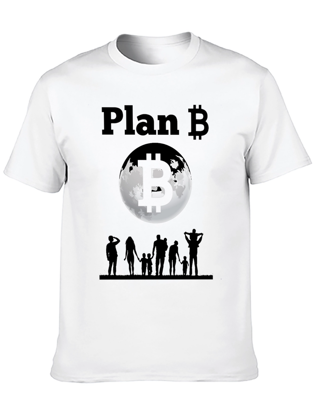 Bitcoin Plan B Family T-Shirt - Crypto Tee