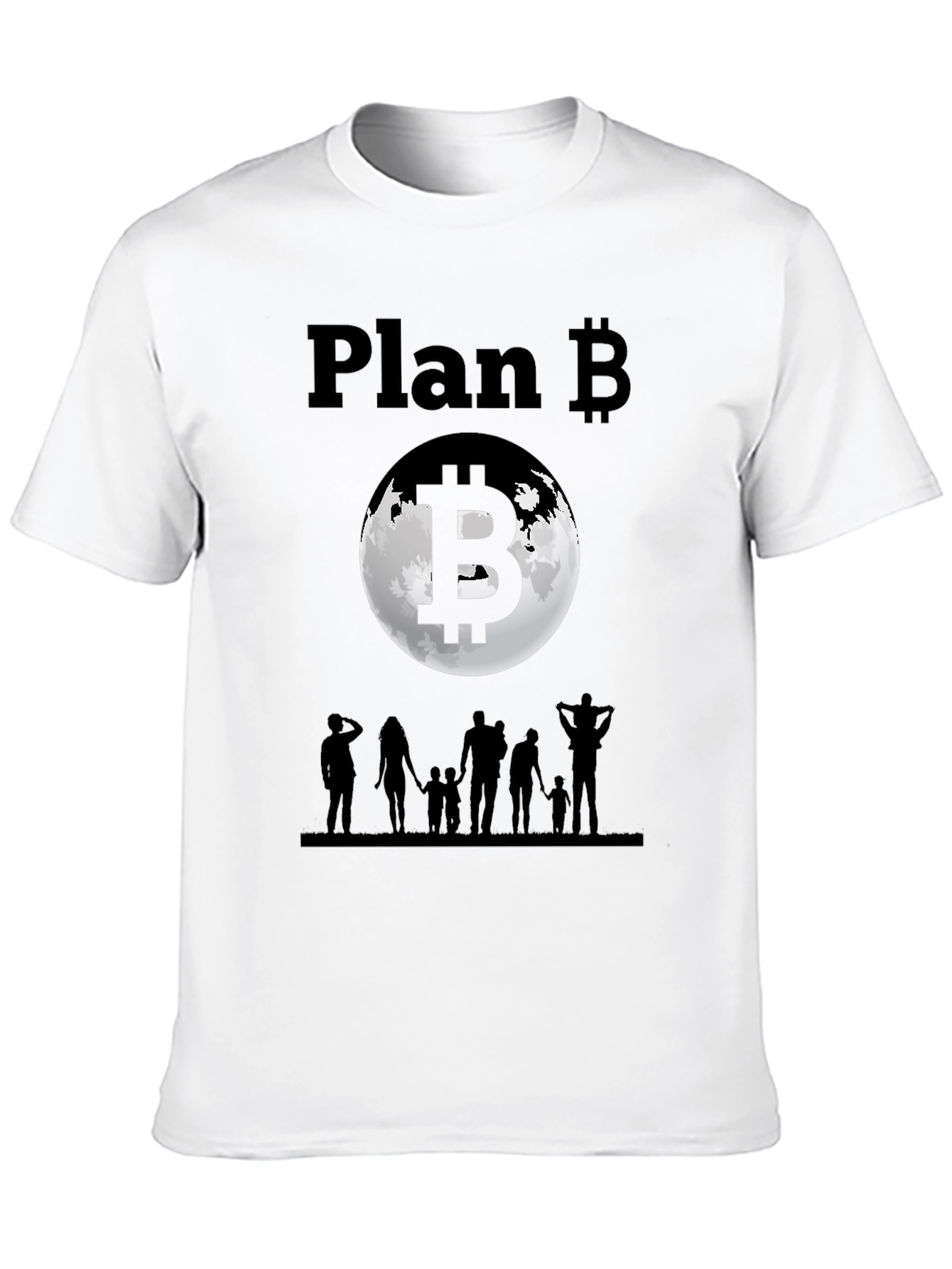 Bitcoin Plan B Family T-Shirt - Crypto Tee
