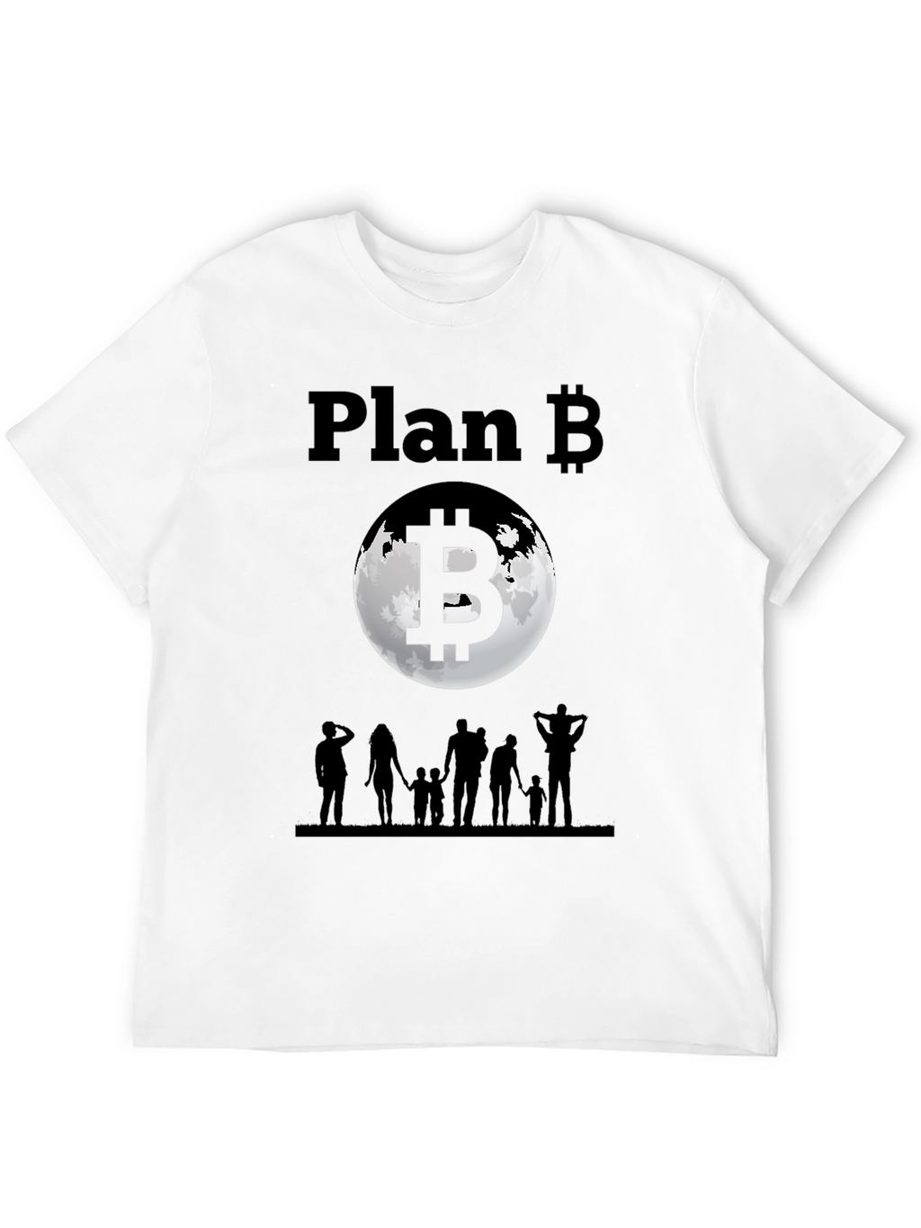 Bitcoin Plan B Family T-Shirt - Crypto Tee
