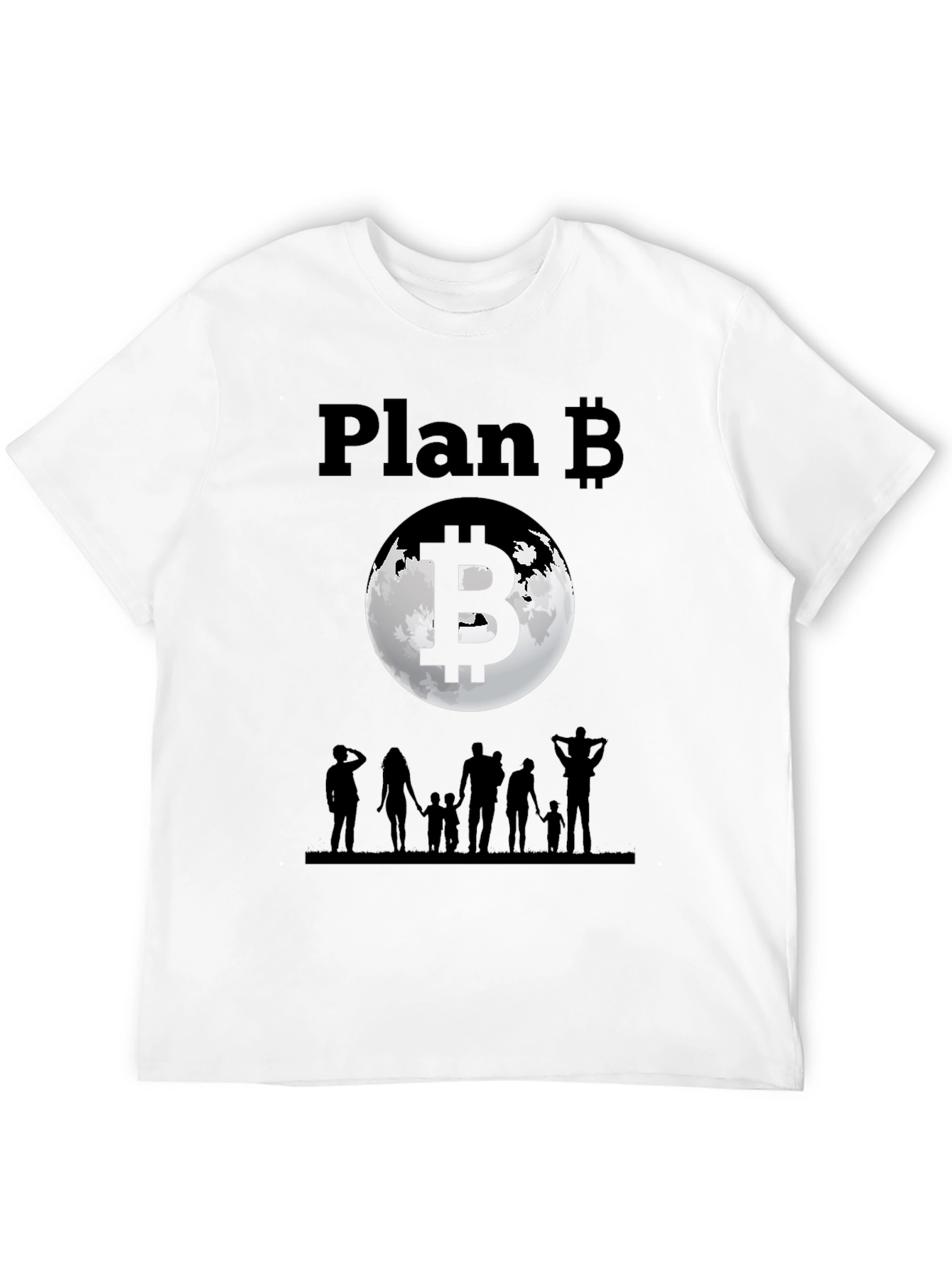 Bitcoin Plan B Family T-Shirt - Crypto Tee