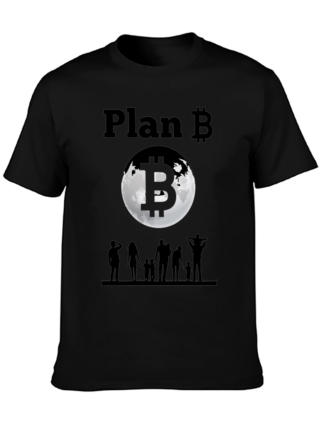Bitcoin Plan B Family T-Shirt - Crypto Tee