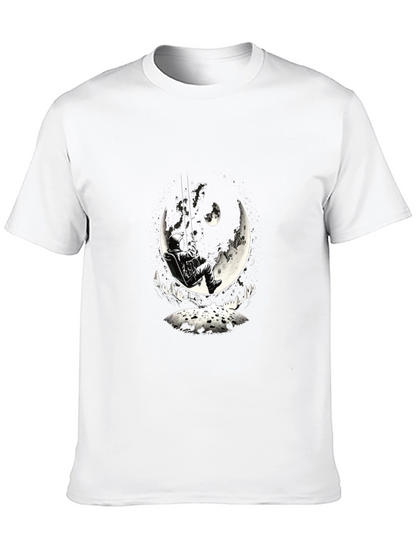 Astronaut Moon Swing Graphic Tee - Black