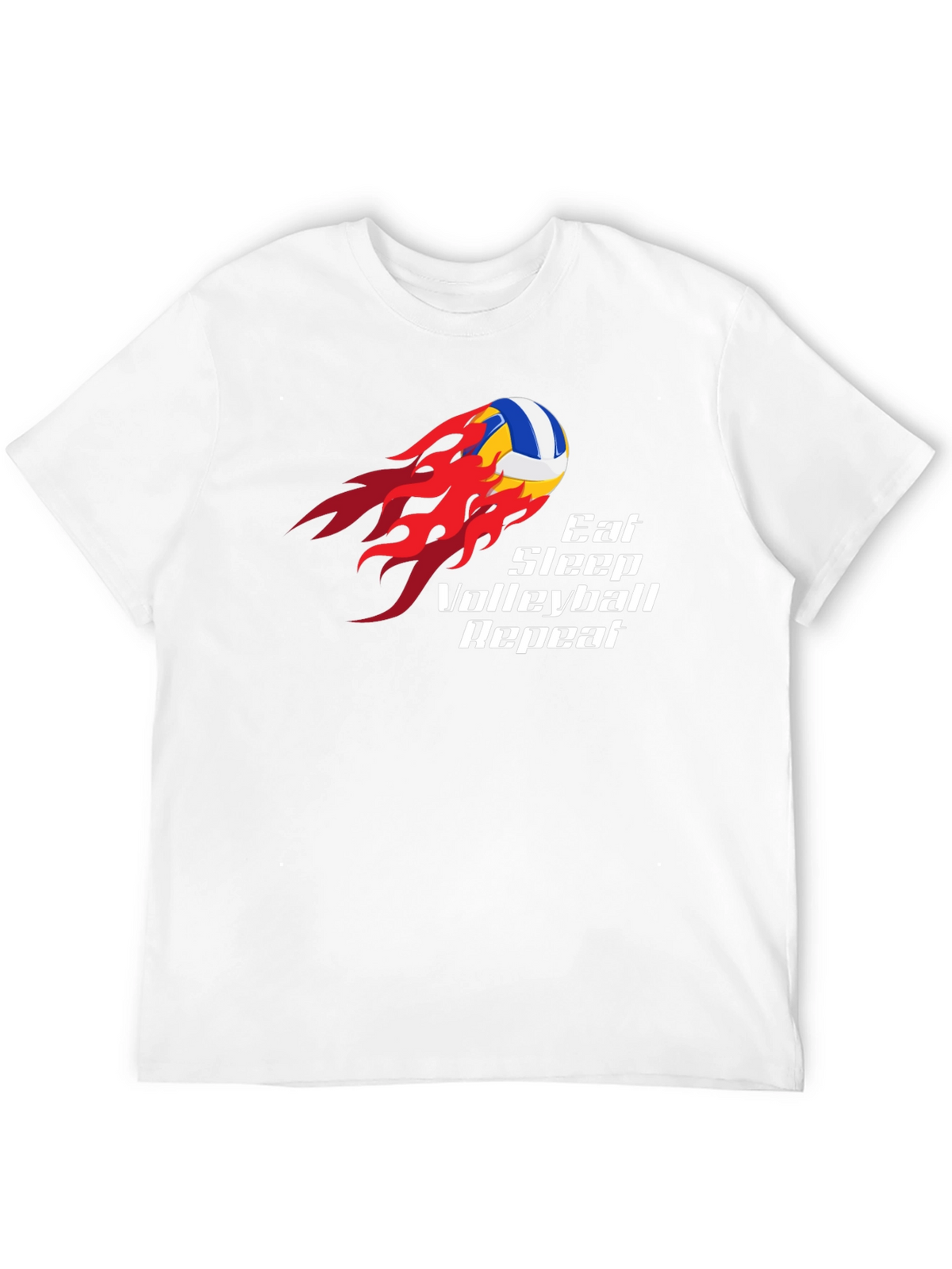 Eat Sleep Volleyball Repeat Black T-Shirt
